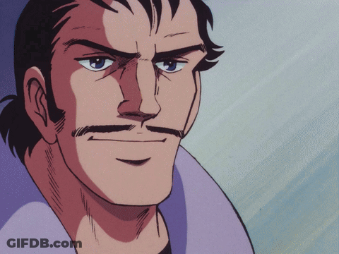 Close Up Man Face Blue Eyes Mustache GIF