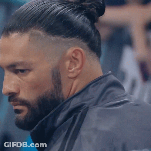 Close Up Man Face Bun GIF