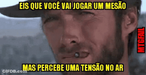 Close Up Man Face Eis Que Voce Vai Jogar Um Mesao GIF