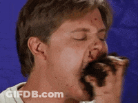 Close Up Man Face Eyes Closed GIF
