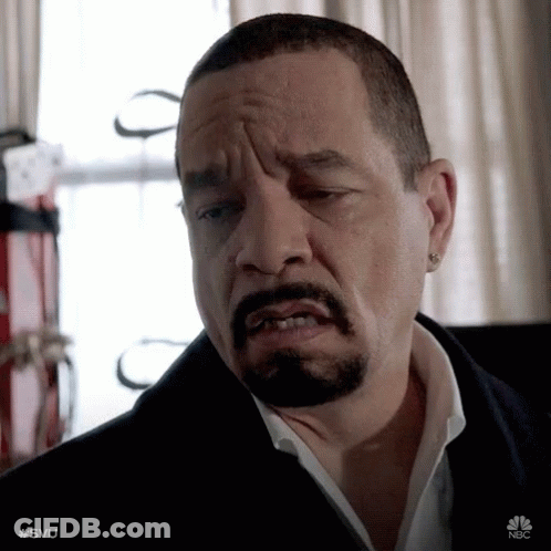 Close Up Man Face Hashtag SVU GIF