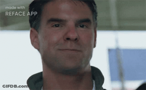 Close Up Man Face Made With Reface App GIF