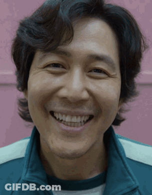 Close Up Man Face Pink Background GIF