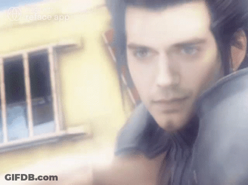 Close Up Man Face Reface App GIF