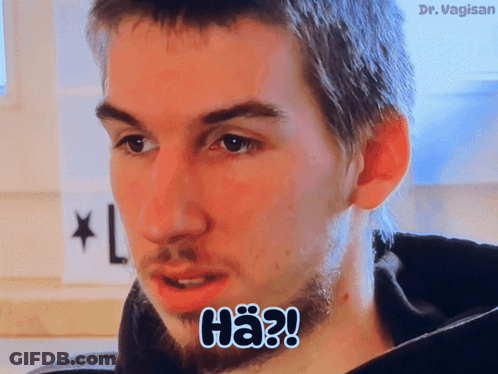 Close Up Man Face Saying Ha GIF