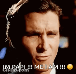 Close Up Man Face Saying Im Papi Me I Am GIF