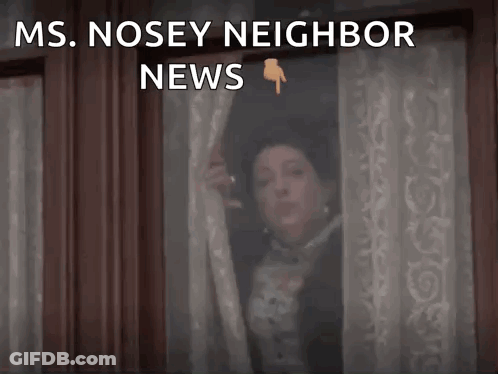 Close Up Man Face Saying Nosey GIF