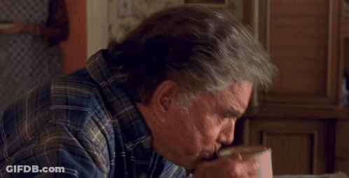 Close Up Man Face Saying Uncle Ben GIF