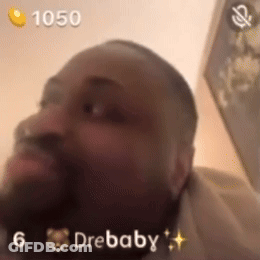 Close Up Man Face With Drebaby GIF