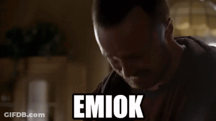 Close Up Man Face With Emiok GIF