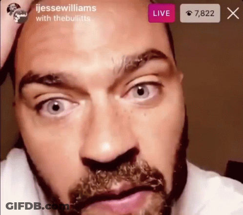 Close Up Man Face With Jessewilliams With The Bulllifts GIF