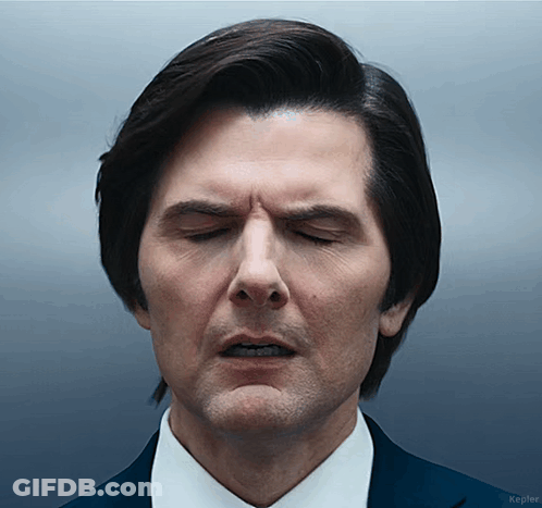 Close Up Man Face With Kepler GIF
