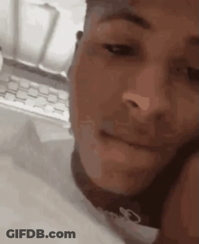 Close Up Man Face With Laptop Background GIF