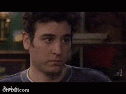 Close Up Man Face With Markules GIF