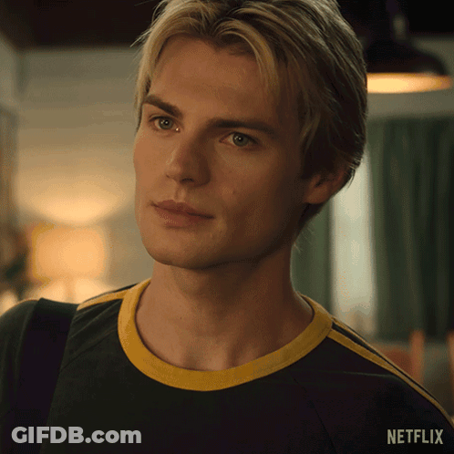 Close Up Man Face With Netflix GIF