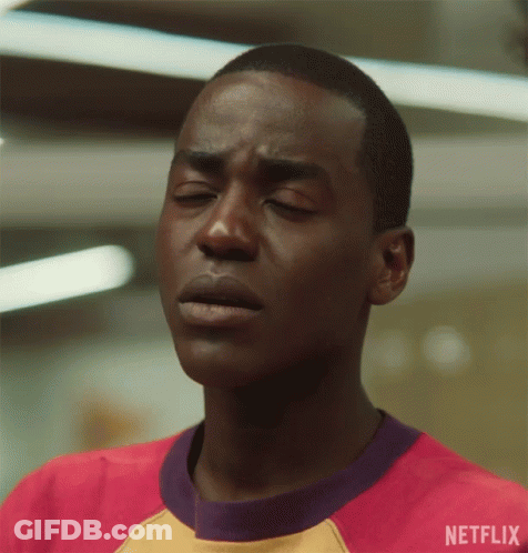 Close Up Man Face With Netflix GIF