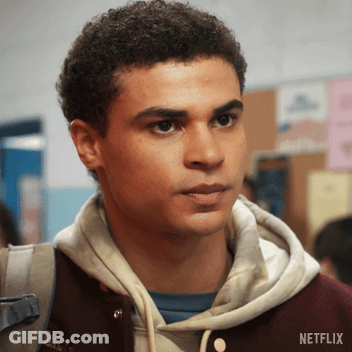 Close Up Man Face With Netflix GIF
