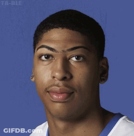 Close Up Man Face With Table GIF