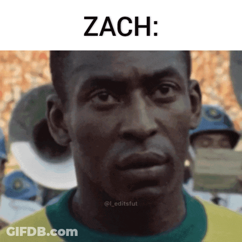 Close Up Man Face With Zach GIF