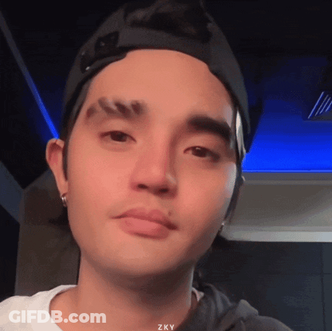 Close-Up Man Face Zky GIF