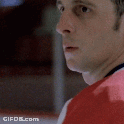 Close Up Man In Red And White Shirt GIF