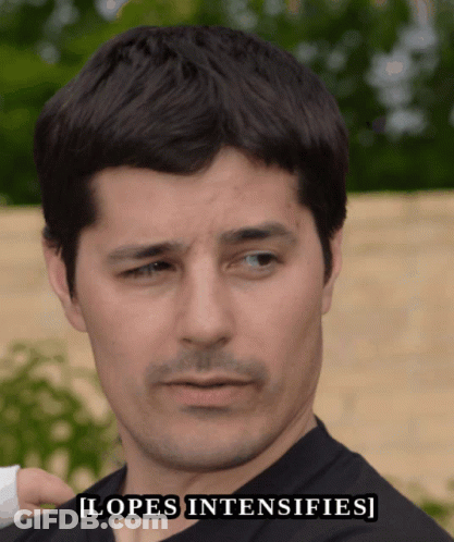 Close Up Man Lopes Intensifies GIF