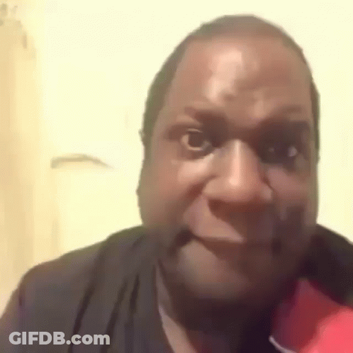 Close Up Man Making Funny Face GIF