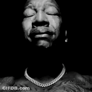 Close Up Man Praying With Folded Hands GIF