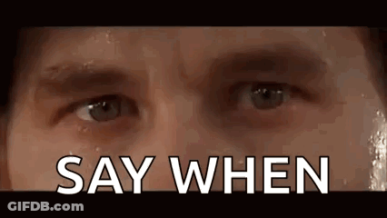 Close Up Man's Eyes Say When GIF