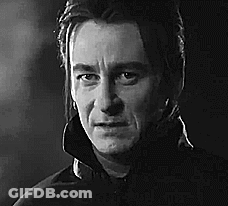 Close Up Man's Face Black And White Serious Look GIF