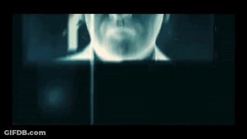 Close Up Man's Face Black Screen GIF