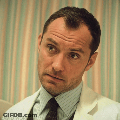 Close Up Man's Face David Worth GIF