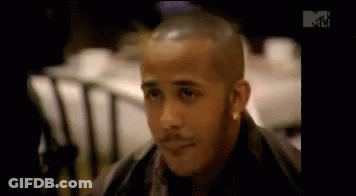 Close Up Man's Face MTV Logo GIF