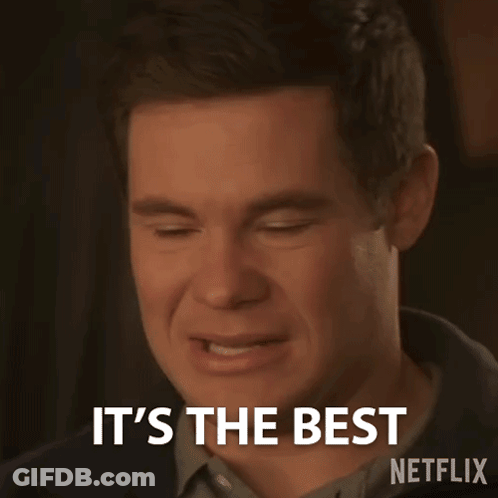 Close Up Man's Face Saying It's The Best GIF