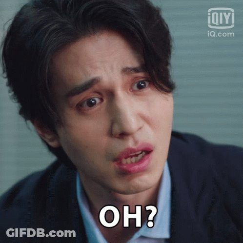Close-Up Man's Face Saying Oh GIF