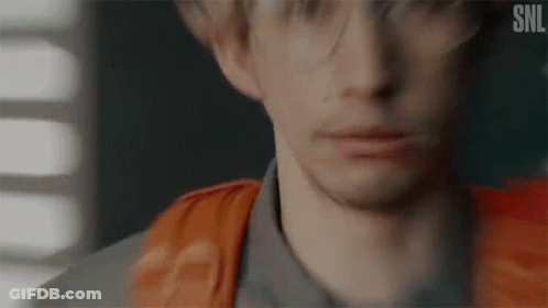 Close Up Man's Face SNL Logo GIF
