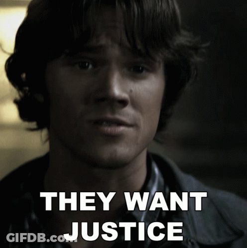 Close Up Man's Face They Want Justice GIF