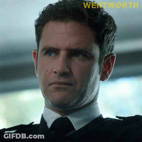 Close Up Man's Face Wentworth GIF