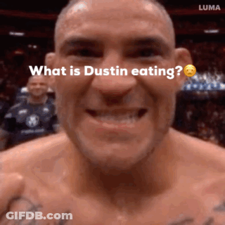 Close Up Man S Face What Is Dustin Eating GIF