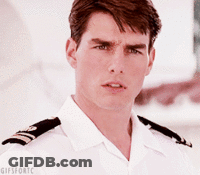 Close Up Man's Face With Gifsfortc Watermark GIF