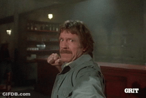 Close Up Man's Face With Grit GIF
