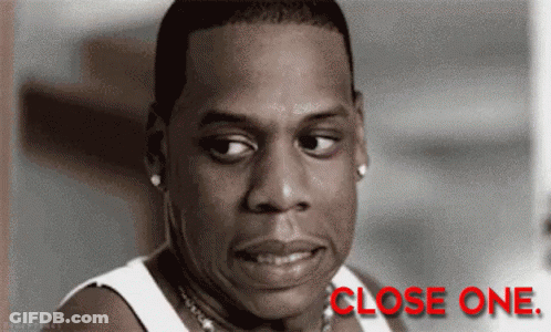 Close Up Man Saying Close One GIF