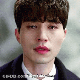 Close Up Man Saying Forget About Me GIF