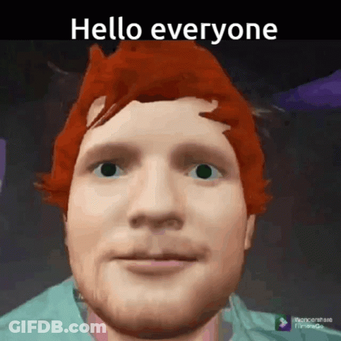 Close Up Man Saying Hello Everyone GIF