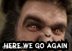 Close Up Man Saying Here We Go Again GIF