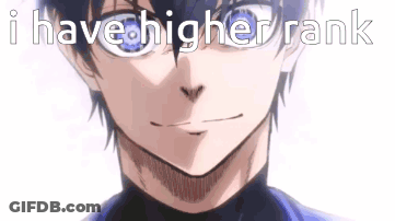 Close Up Man Saying I Have Higher Rank GIF