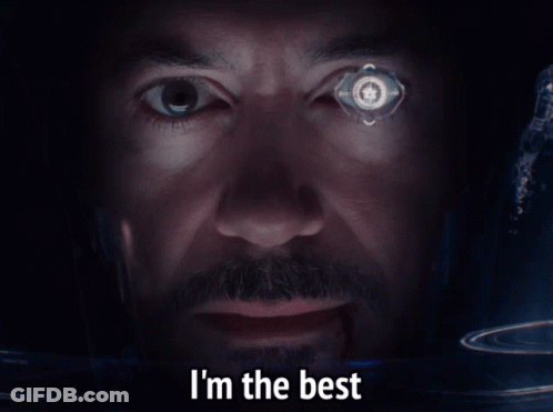 Close-Up Man Saying I'm The Best GIF