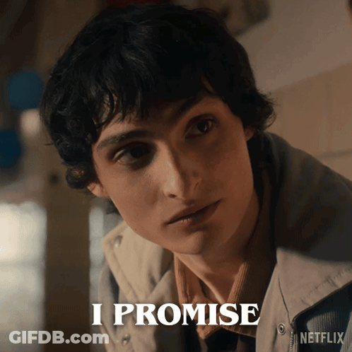 Close Up Man Saying I Promise GIF