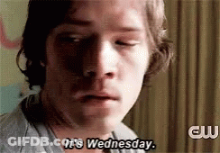 Close Up Man Saying It's Wednesday GIF