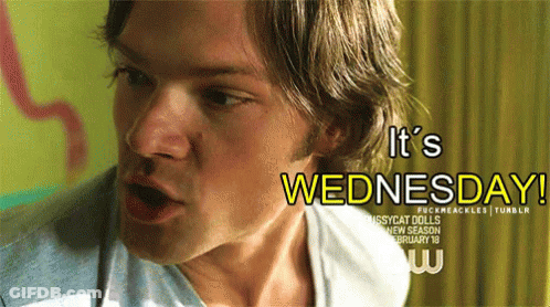 Close Up Man Saying It's Wednesday GIF